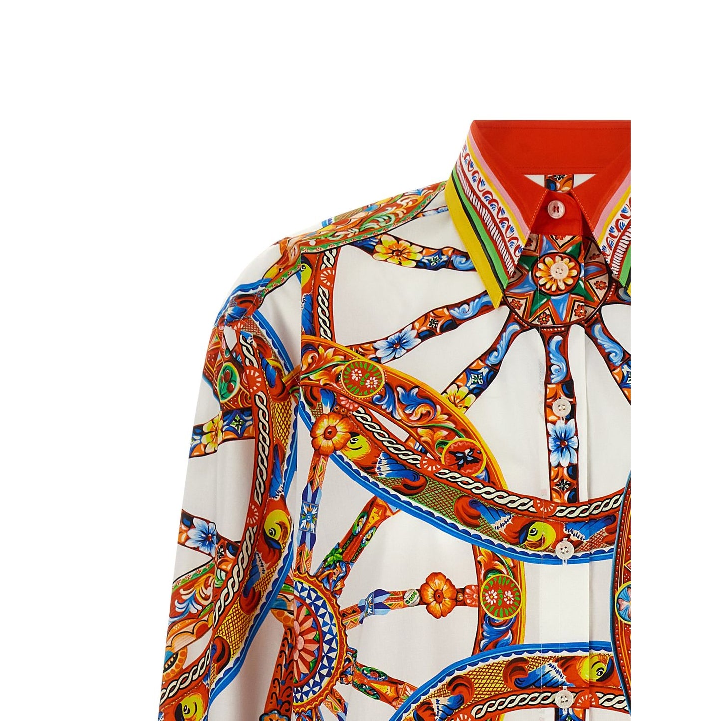 Dolce & Gabbana Multicolor Cotton Blouse