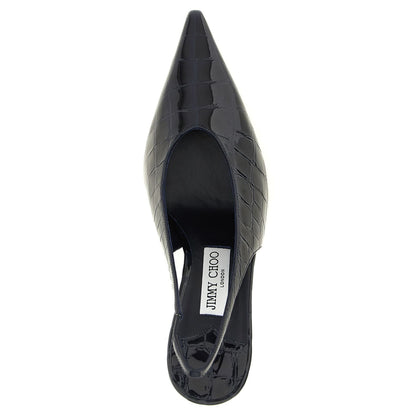 Jimmy Choo Blue Leather High Heel Pumps