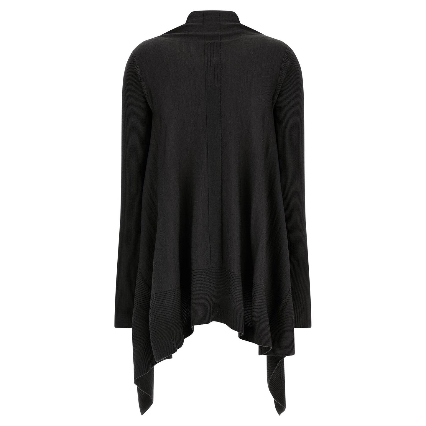 Rick Owens Black Cotton Cardigan
