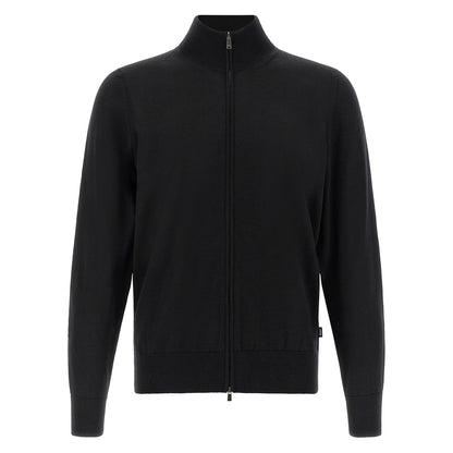 Hugo Boss Black Virgin Wool Cardigan