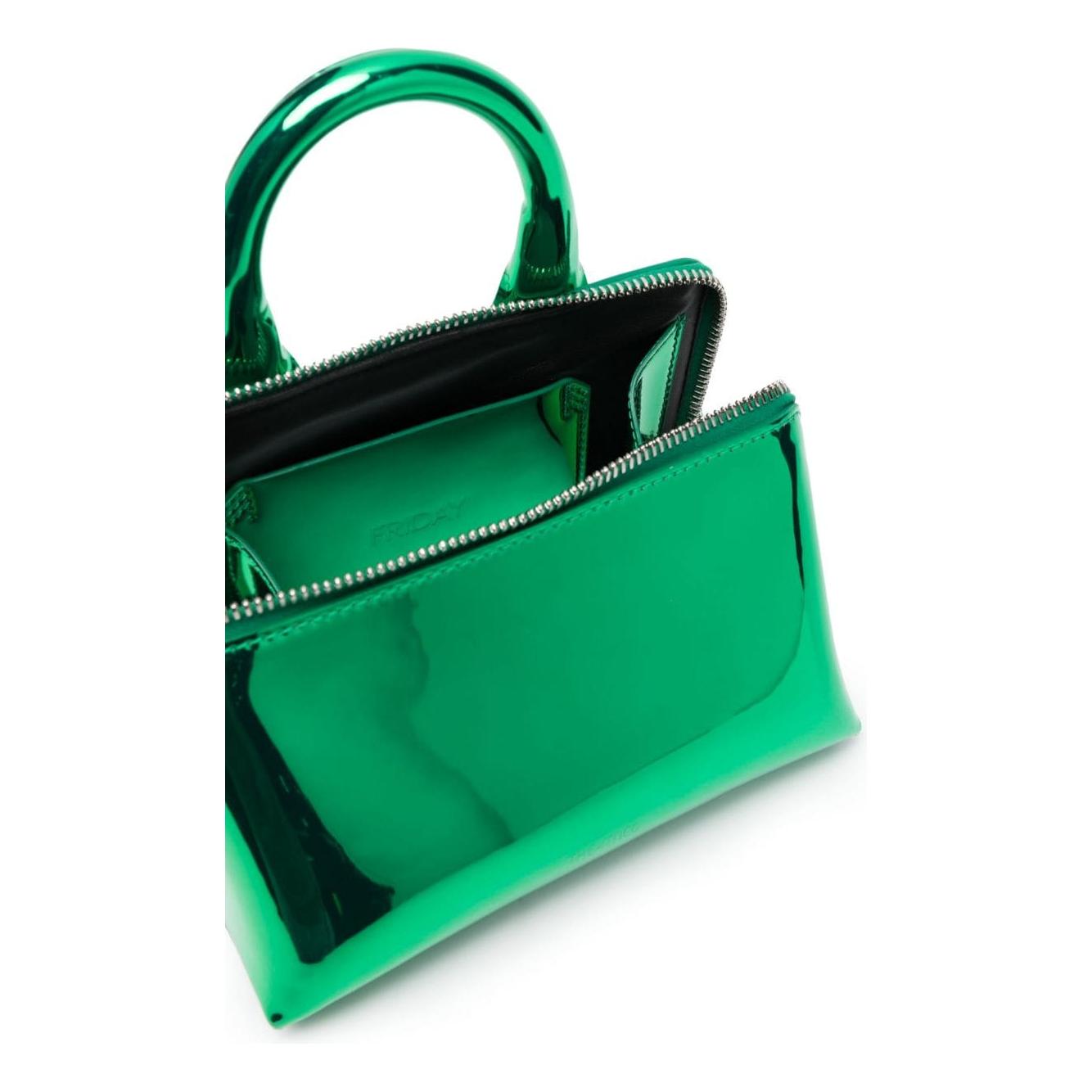 The Attico mini Friday belt Crossbody Bag Green Shoulder The Attico