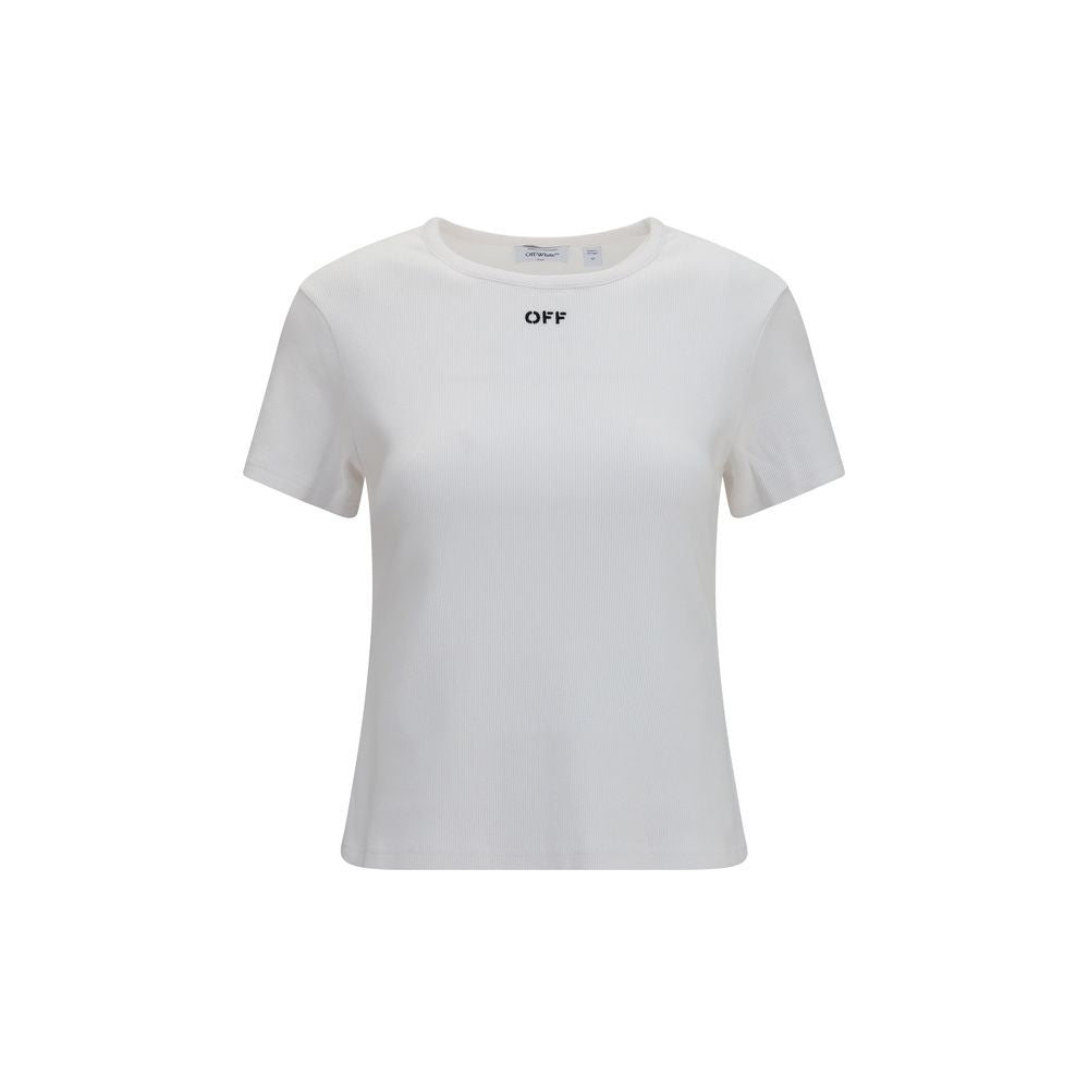 Off-White White Cotton T-Shirt