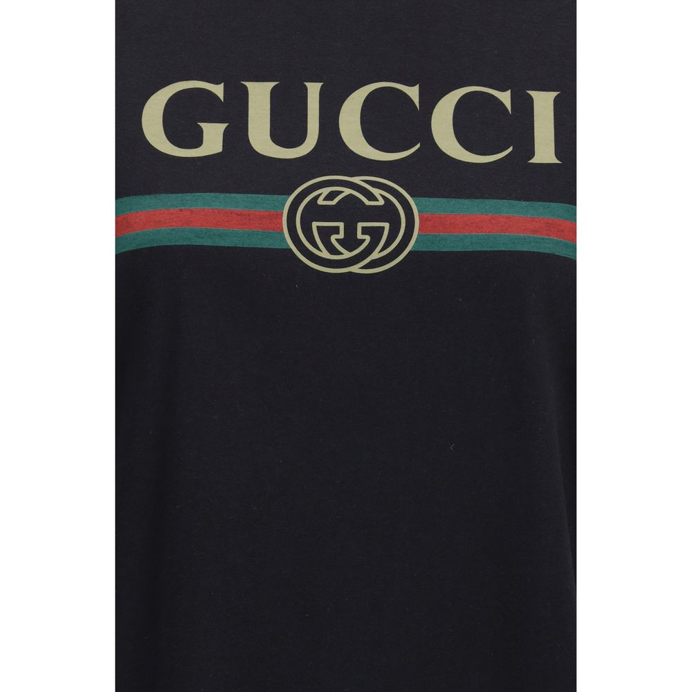 Gucci Black Cotton T-Shirt
