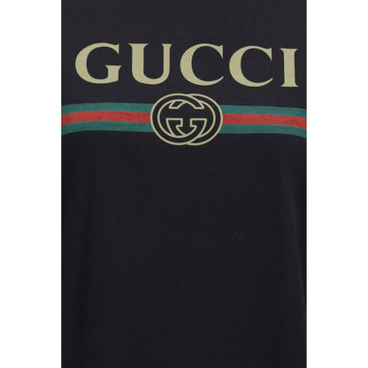 Gucci Black Cotton T-Shirt