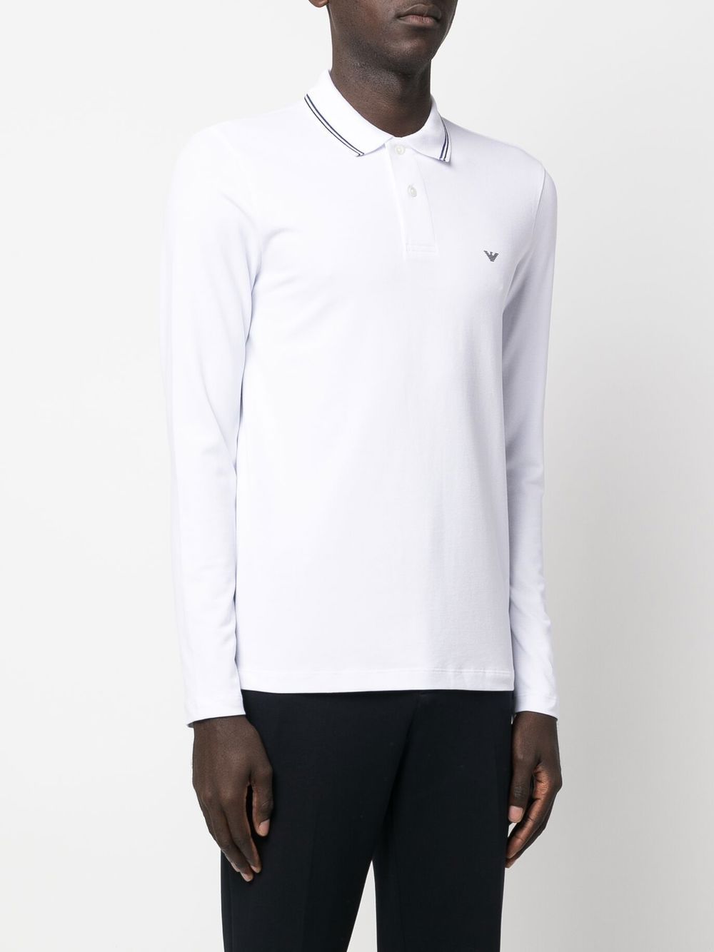 Emporio Armani T-shirts and Polos White Topwear Emporio Armani