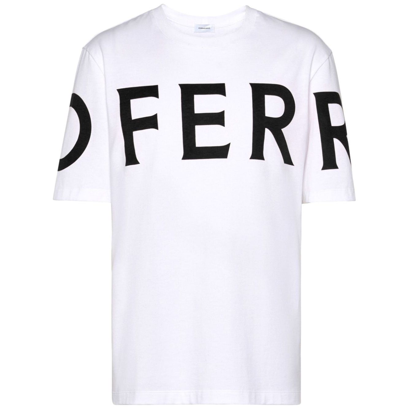 Ferragamo T-shirts and Polos White Topwear Ferragamo