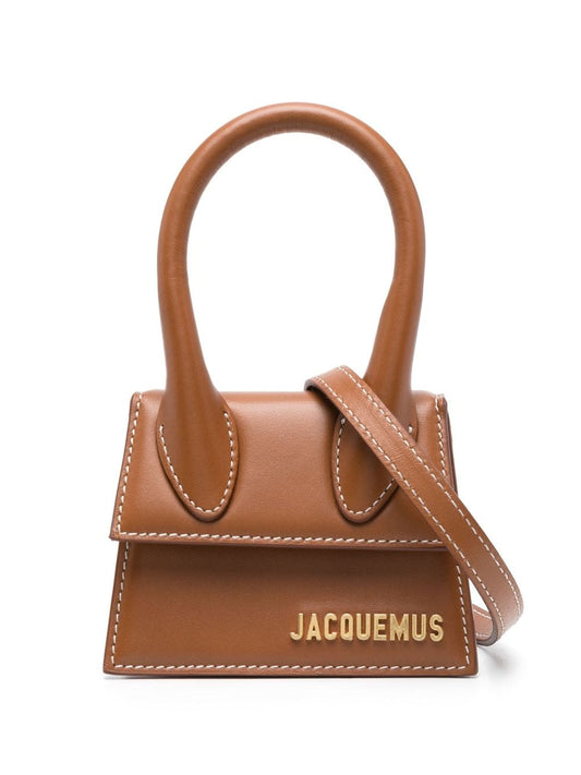 JACQUEMUS Bags.. Leather Brown Clutches JACQUEMUS