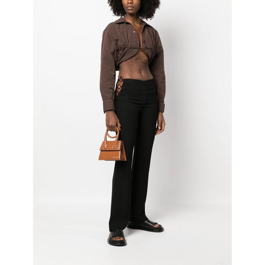 JACQUEMUS JACQUEMUS Le Chiquito Noeud shoulder bag Leather Brown Handbag JACQUEMUS