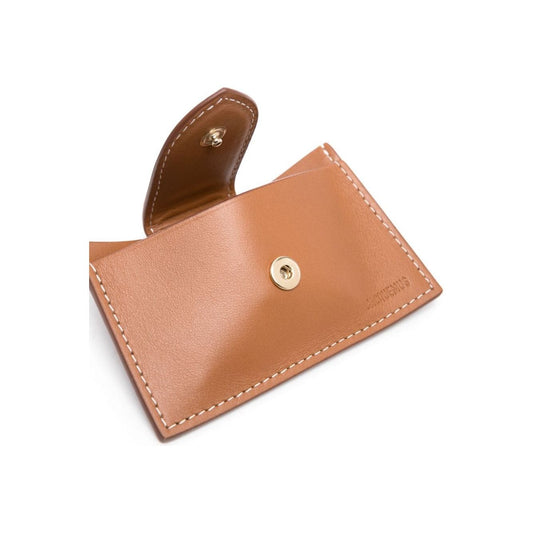 JACQUEMUS Wallets Leather Brown Wallets JACQUEMUS