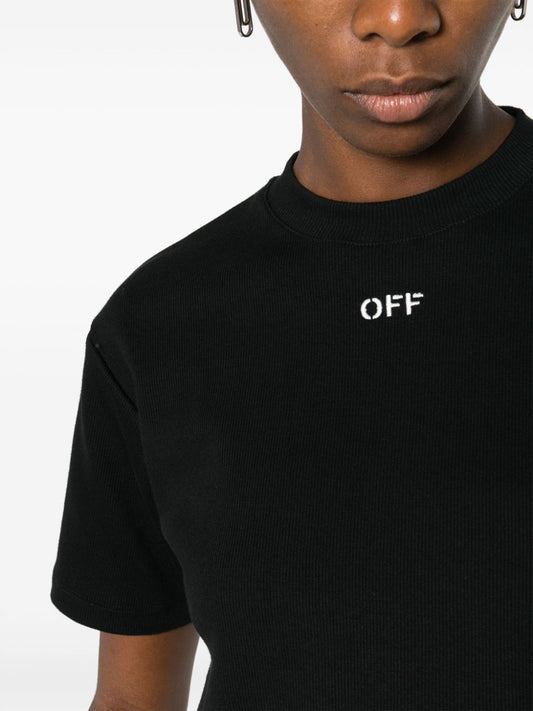 Off White T-shirts and Polos Black