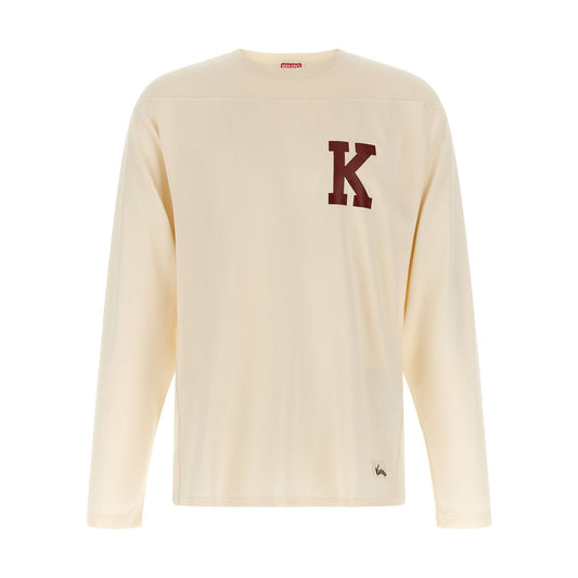 Kenzo Beige Viscose T-Shirt