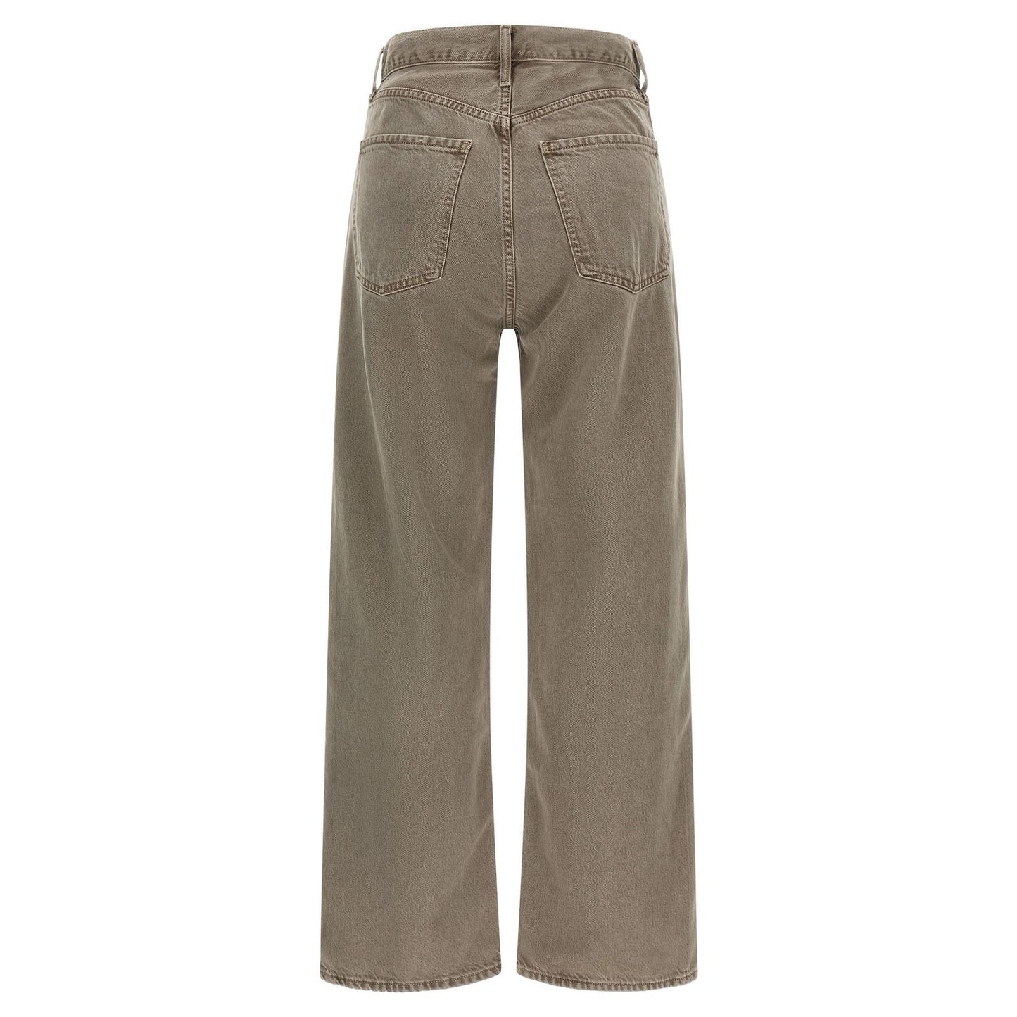 Agolde Brown Lyocell Relaxed Fit Jeans
