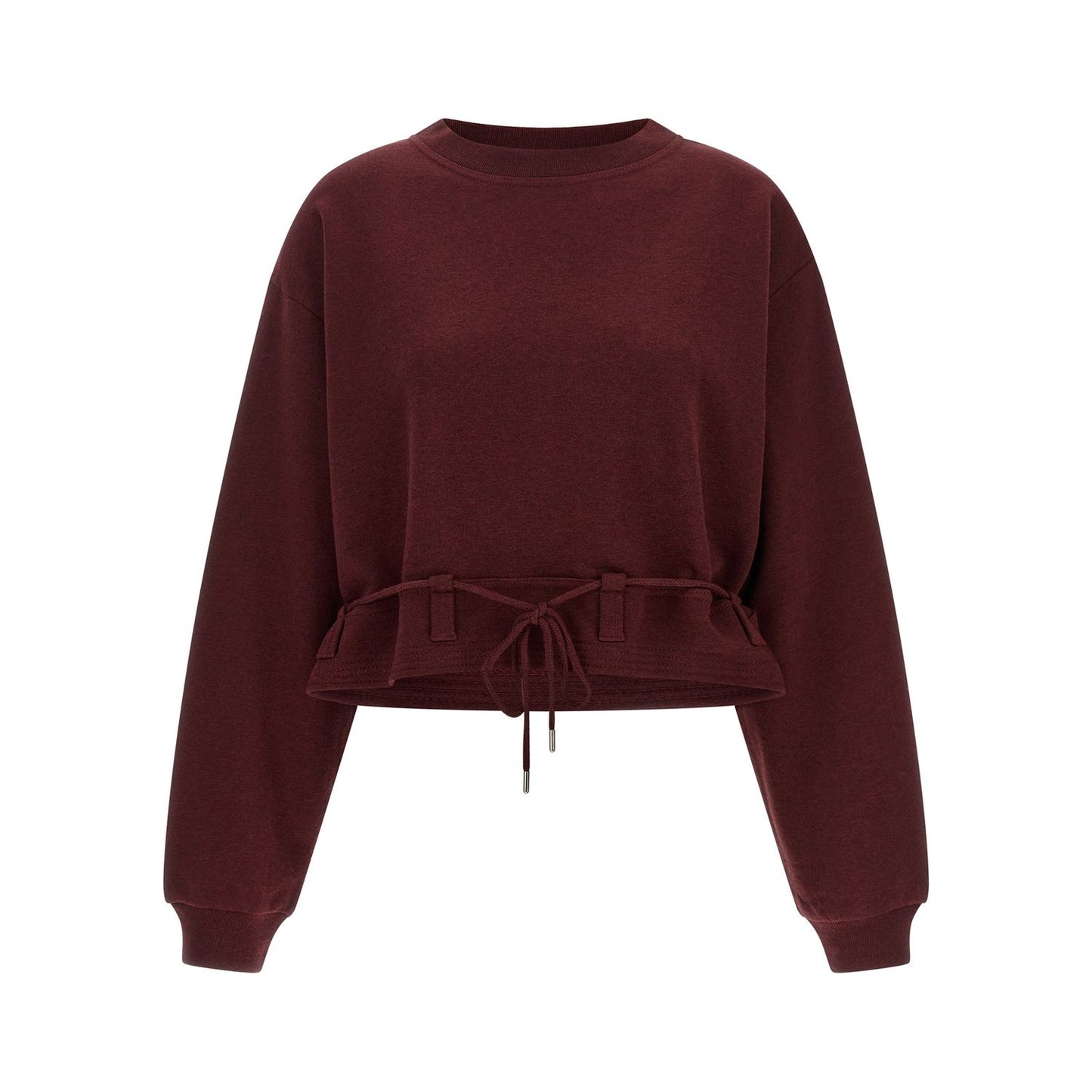 Dries Van Noten Bordeaux Cotton Sweatshirt