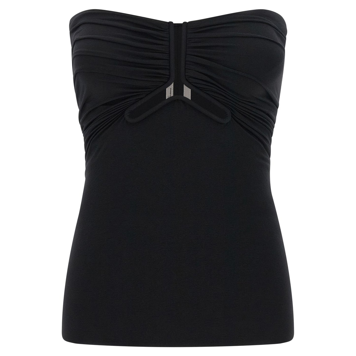 Rick Owens Black Nylon Tank Tops