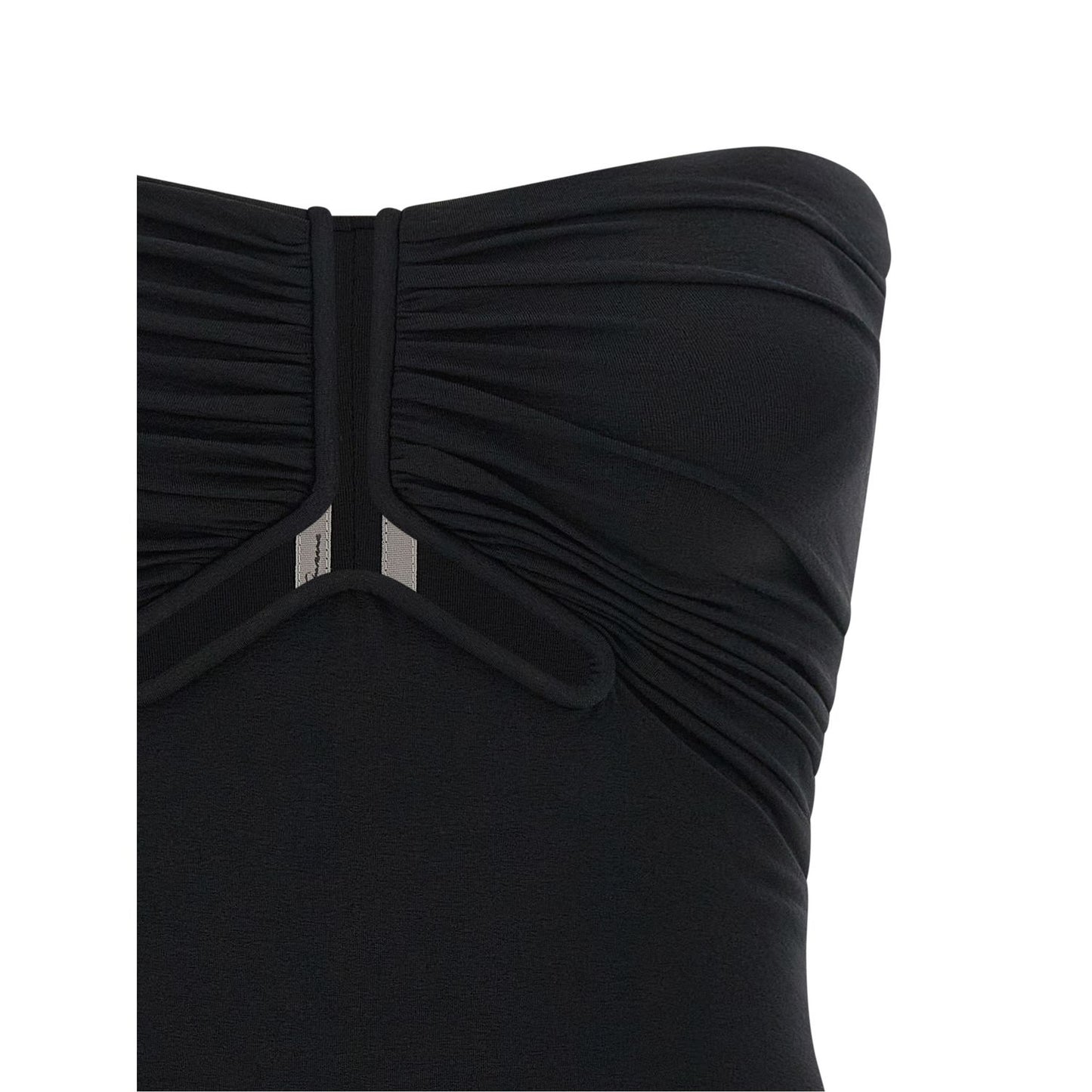 Rick Owens Black Nylon Tank Tops
