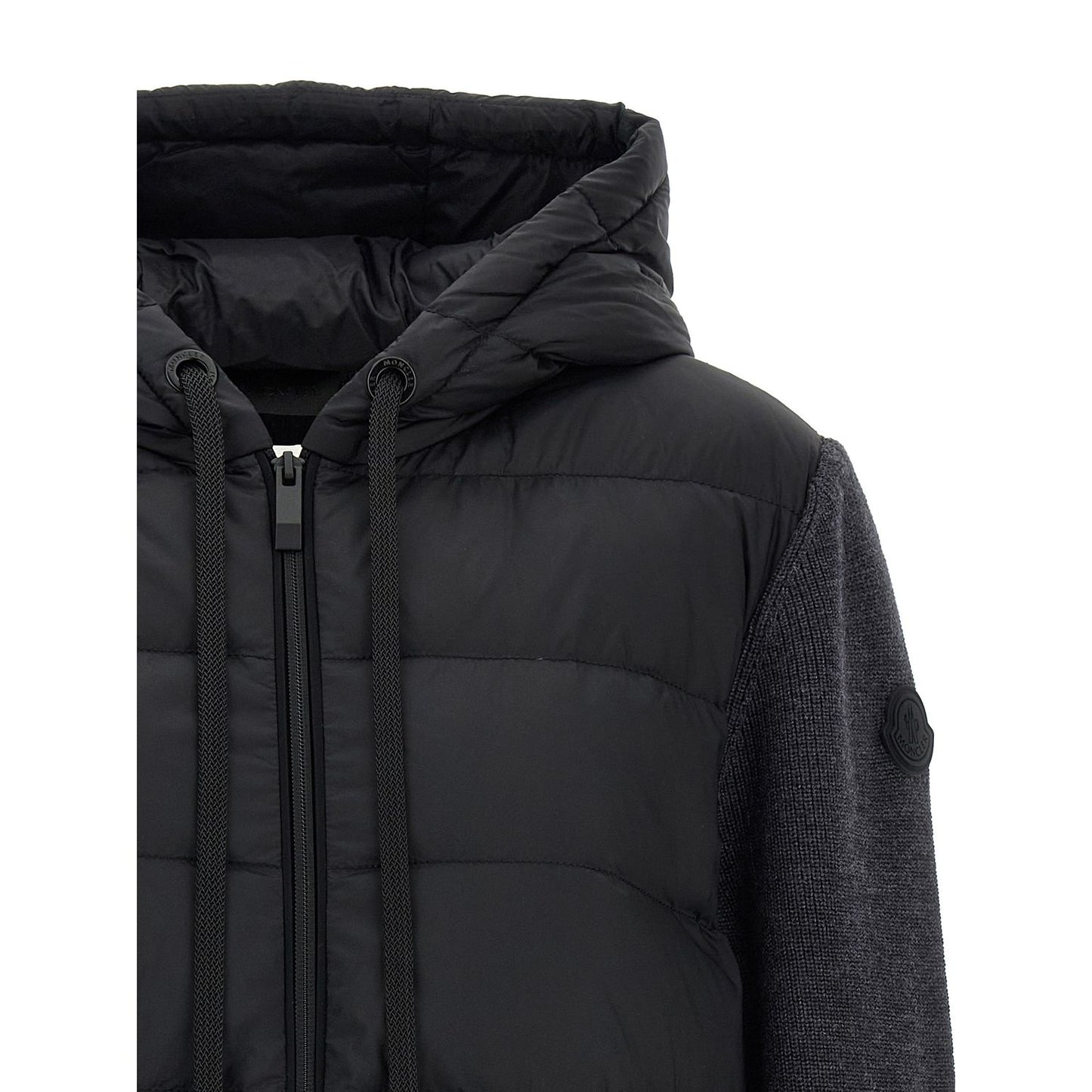 Moncler Gray Polyamide Cardigan