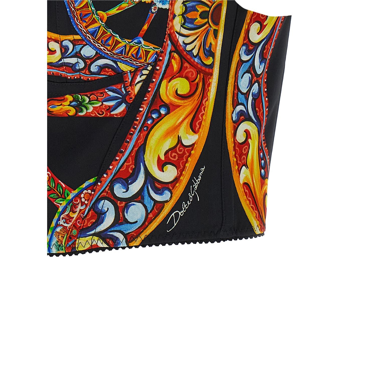 Dolce & Gabbana Multicolor Silk Tank Tops
