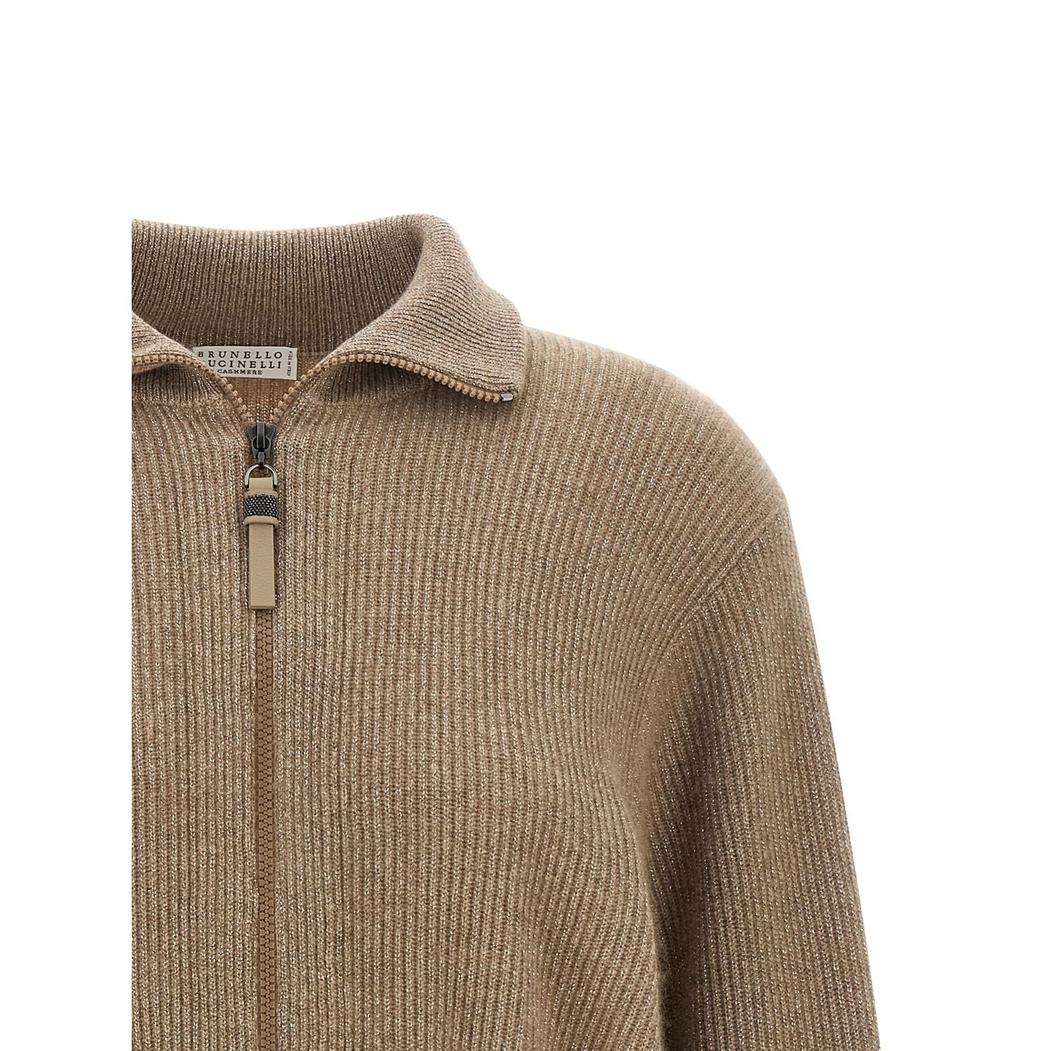 Brunello Cucinelli Brown Cashmere Cardigan
