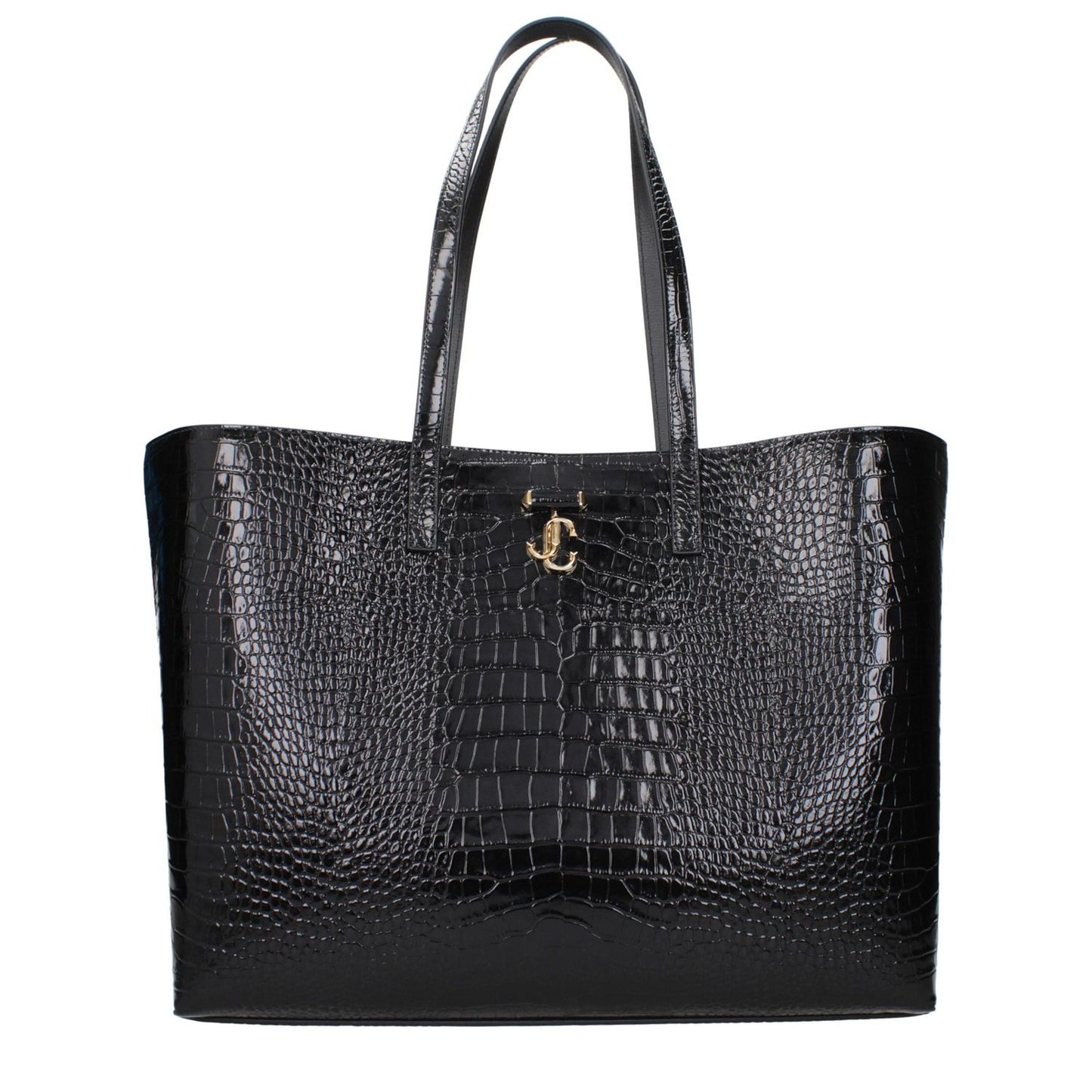 Jimmy Choo Black Leather Shoulder Bag