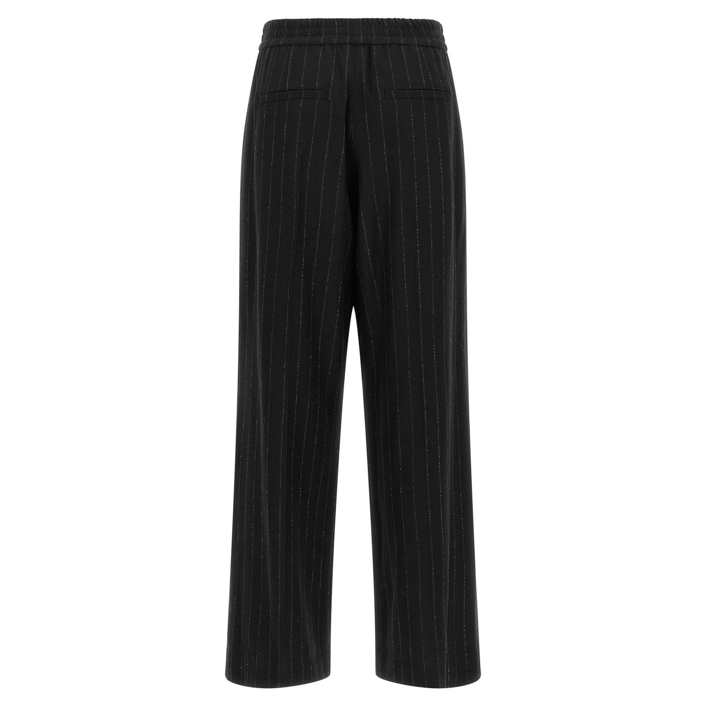 Brunello Cucinelli Blue Virgin Wool Casual Pants