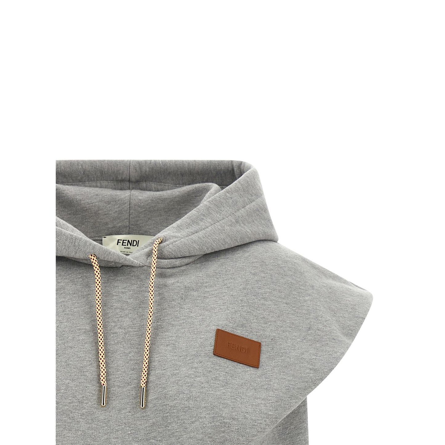 Fendi Gray Cotton Sweatshirt