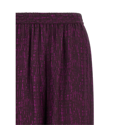 Gianluca Capannolo Purple Viscose Casual Pants