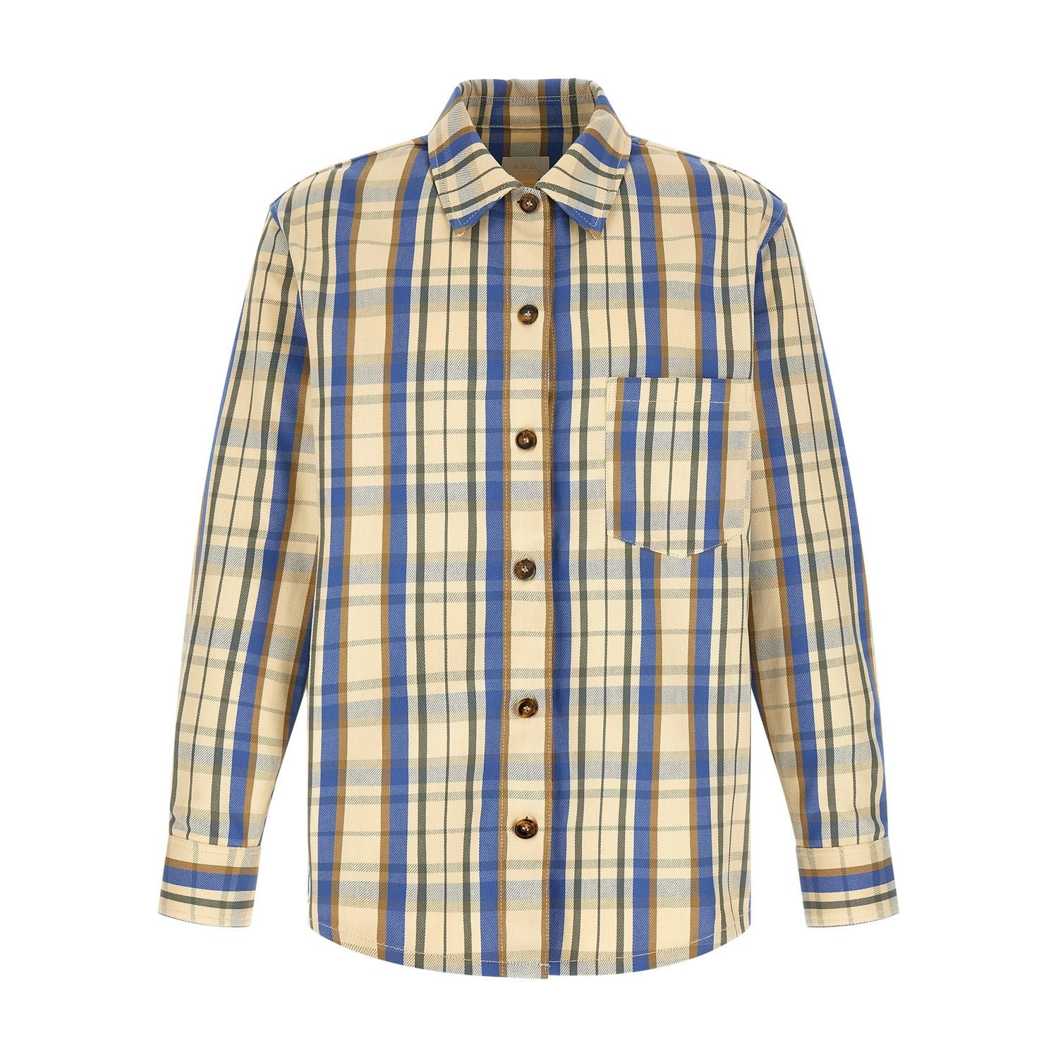 A.P.C. Bicolor Cotton Blouse