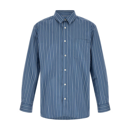 A.P.C. Blue Cotton Blouse