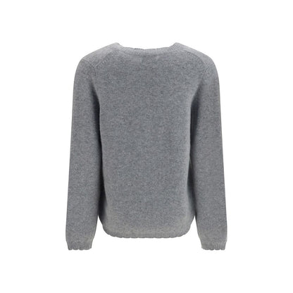 Allude Gray Cashmere Sweater
