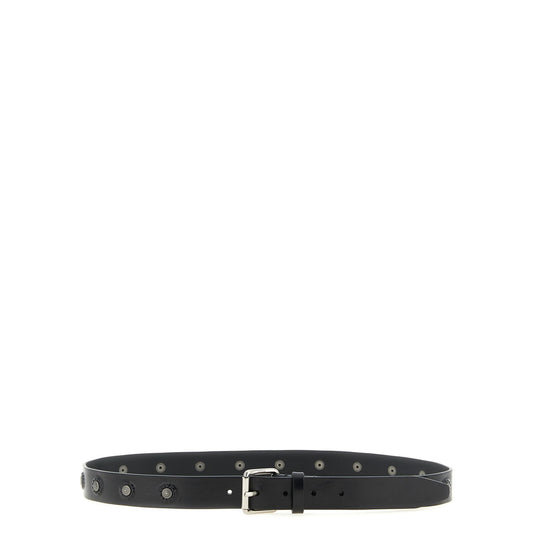 Lemaire Black Calfskin Regular Belt