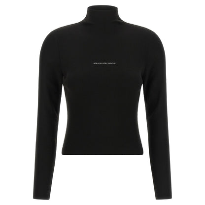 Alexander Wang Black Polyamide Cardigan