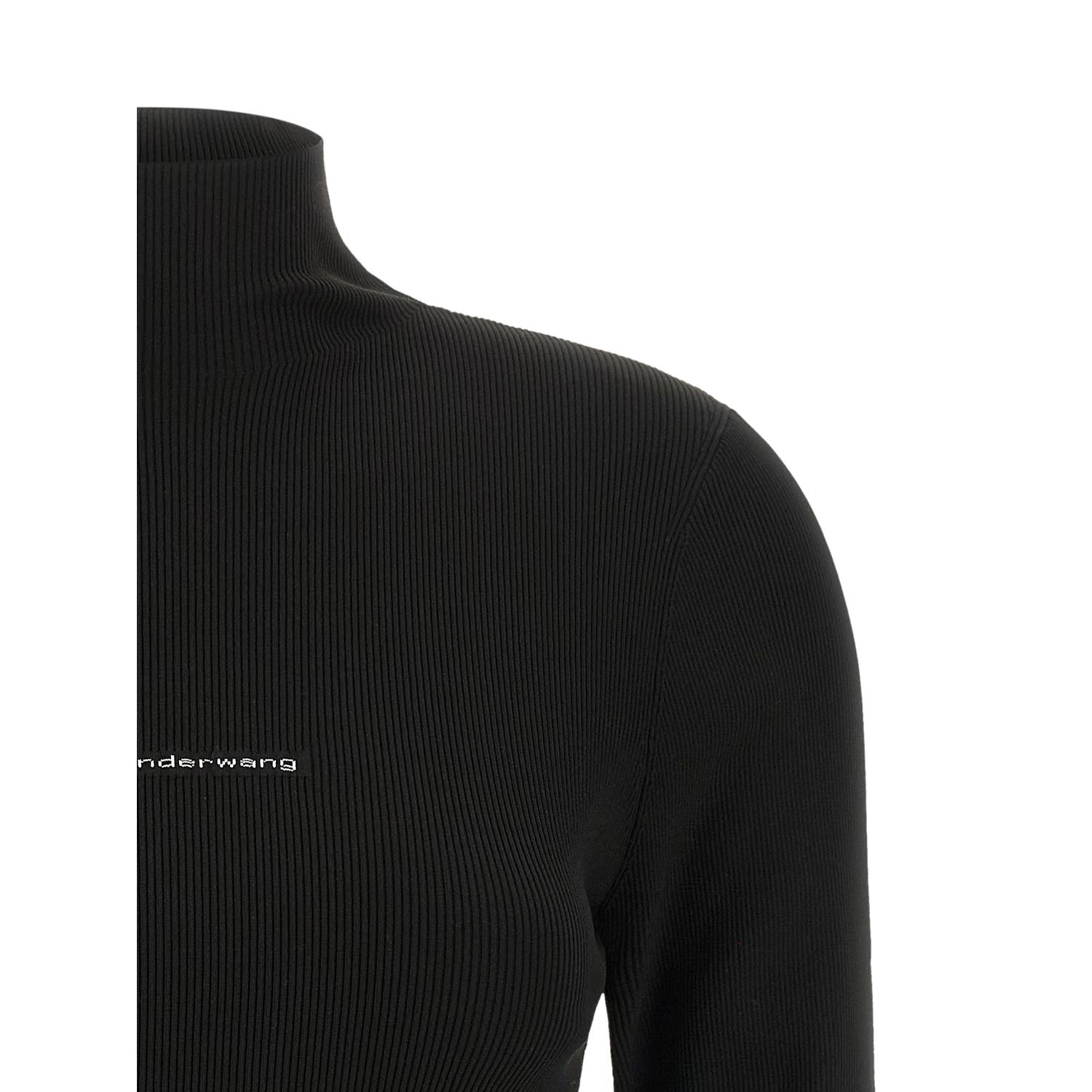 Alexander Wang Black Polyamide Cardigan