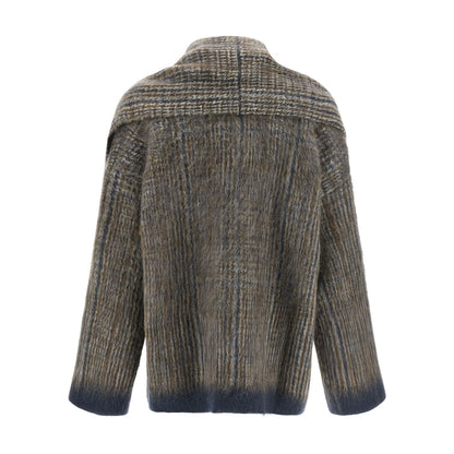 Brunello Cucinelli Gray Wool Cardigan