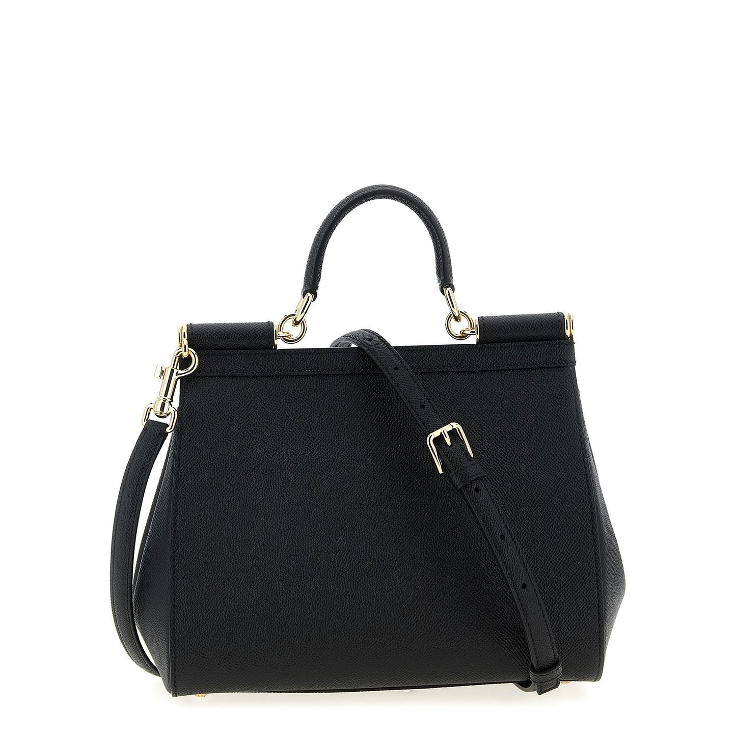 Dolce & Gabbana Black Calfskin Handbag