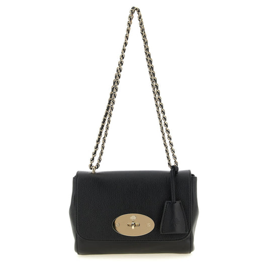 Mulberry Black Goatskin Crossbody Bag