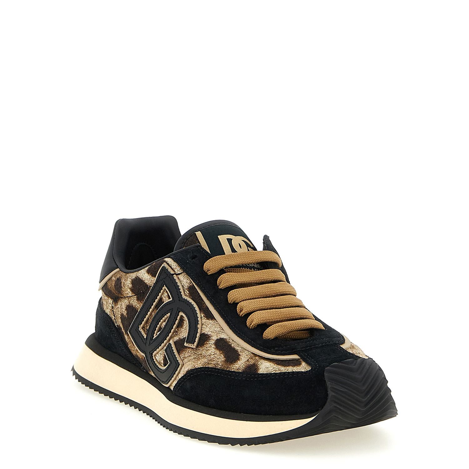 Dolce & Gabbana Multicolor Cotton Low Top Sneakers