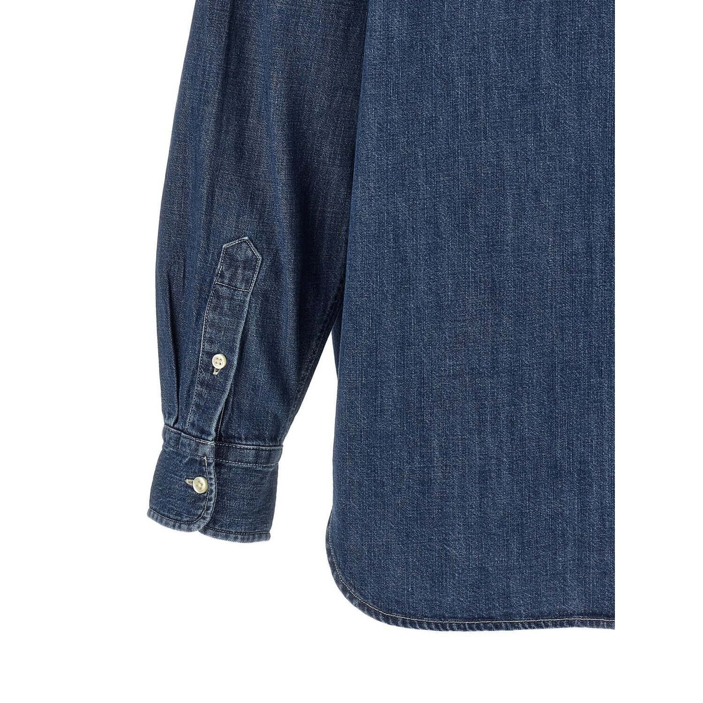 Polo Ralph Lauren Blue Cotton Blouse