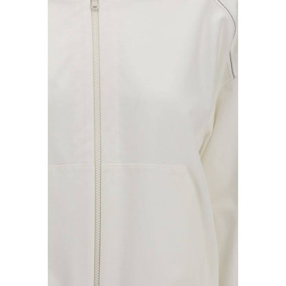 Brunello Cucinelli White Cotton Sweatshirt