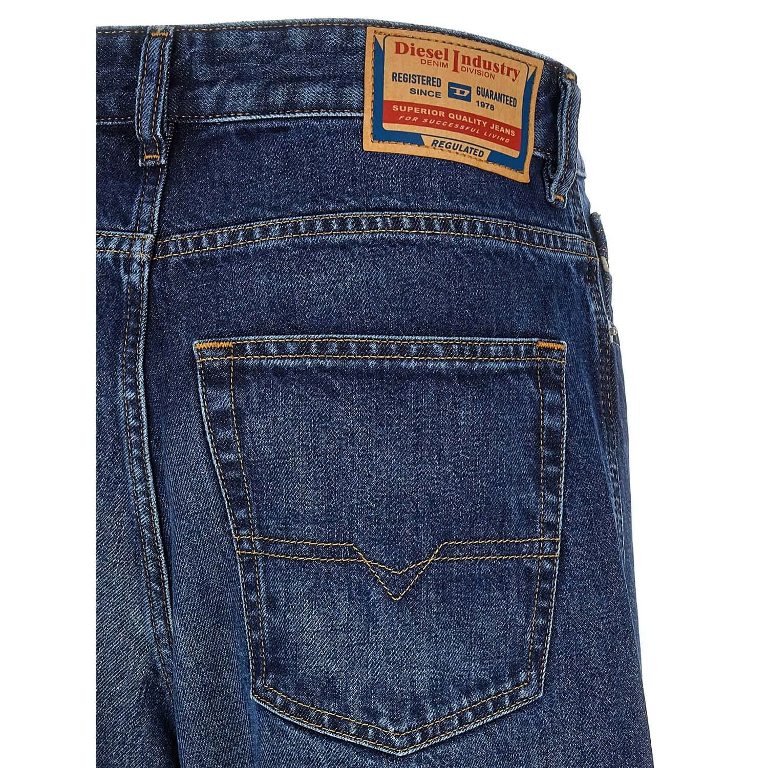 Diesel Blue Cotton Jeans Denim