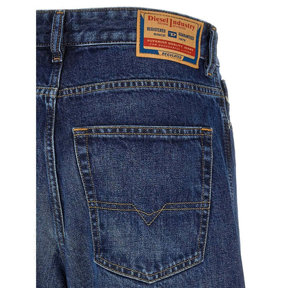 Diesel Blue Cotton Jeans Denim