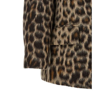 Alberto Biani Beige Wool Coat