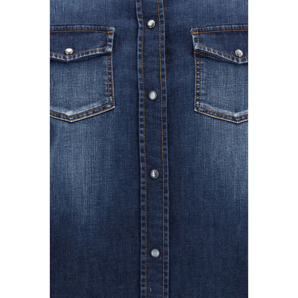 Jacob Cohen Blue Denim Shirt