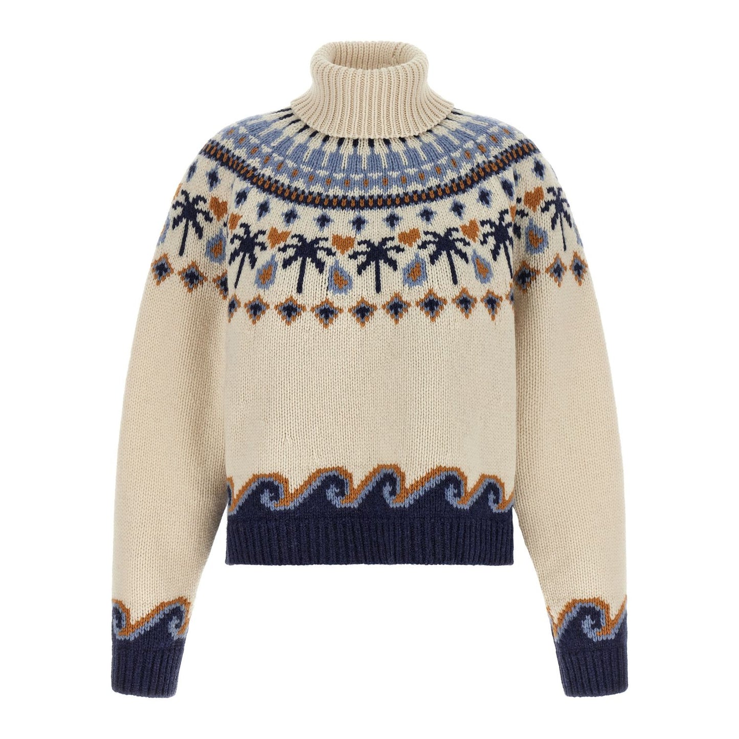 Alanui Multicolor Virgin Wool Cardigan