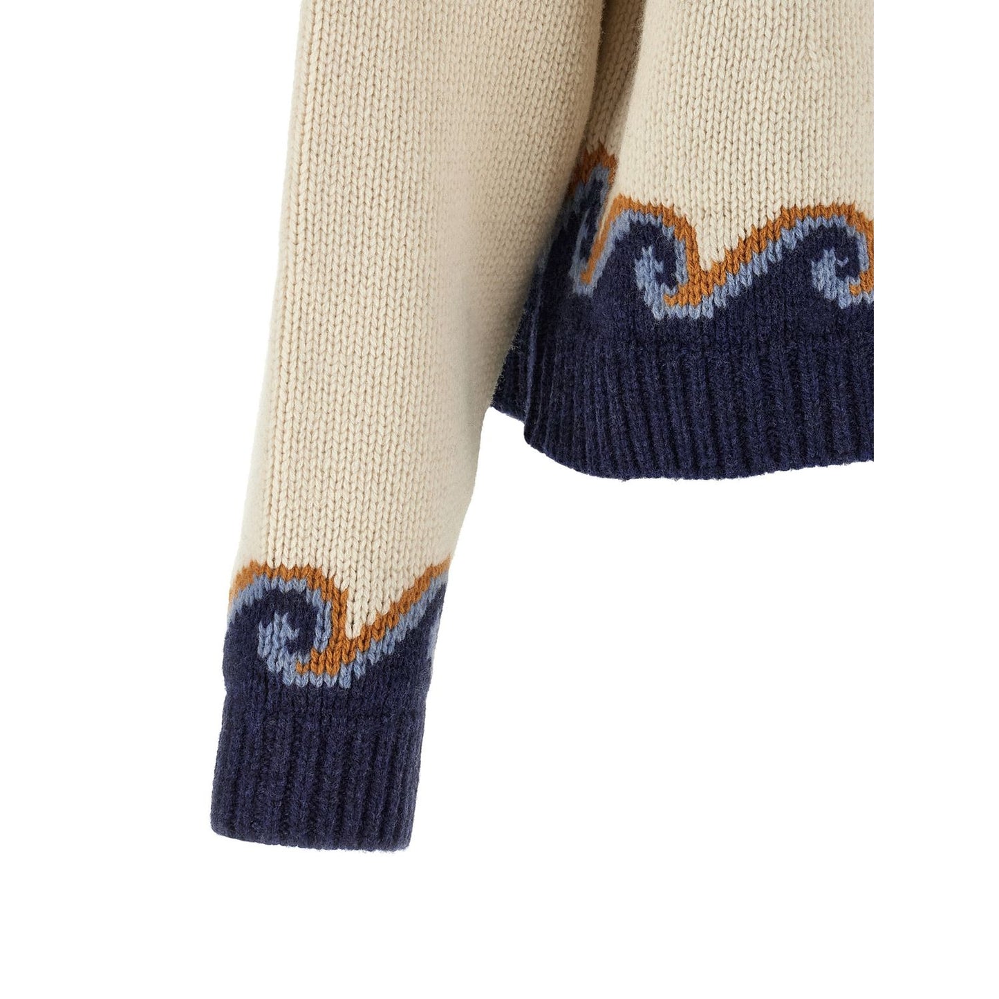 Alanui Multicolor Virgin Wool Cardigan