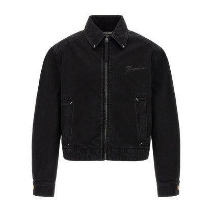 Jacquemus Black Cotton Denim Jacket