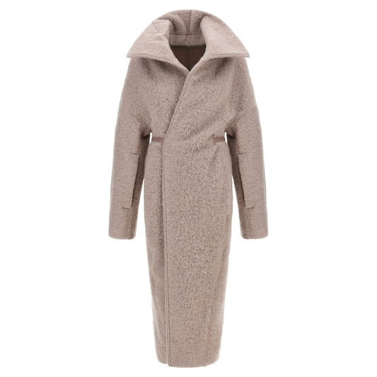 Rick Owens Multicolor Marabou Coat