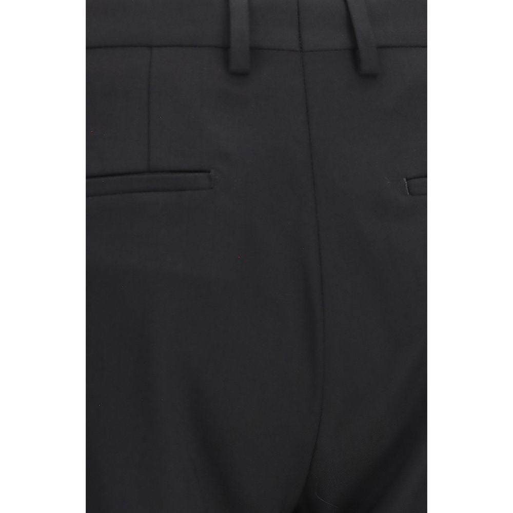Dolce & Gabbana Black Wool Oves Aries Two-Piece Suit