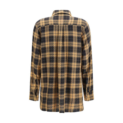 PINKO Beige Viscose Dress Shirt