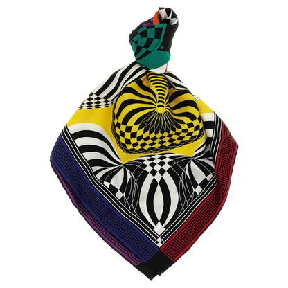 Versace Multicolor Silk Foulard