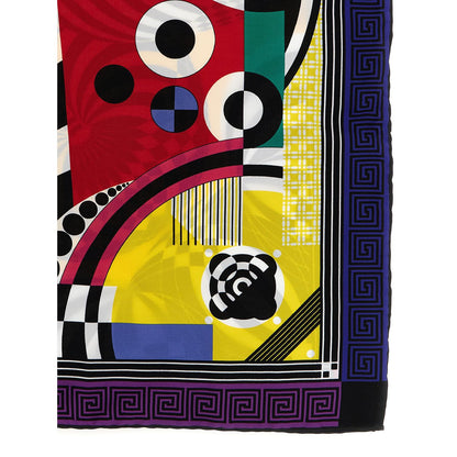 Versace Multicolor Silk Foulard